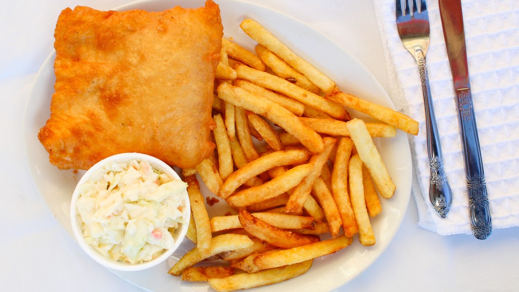 Traditional Fish & Chips (Divine Foods) | 17 Queen St N, Mississauga, ON L5N 1A4, Canada | Phone: (905) 814-9024