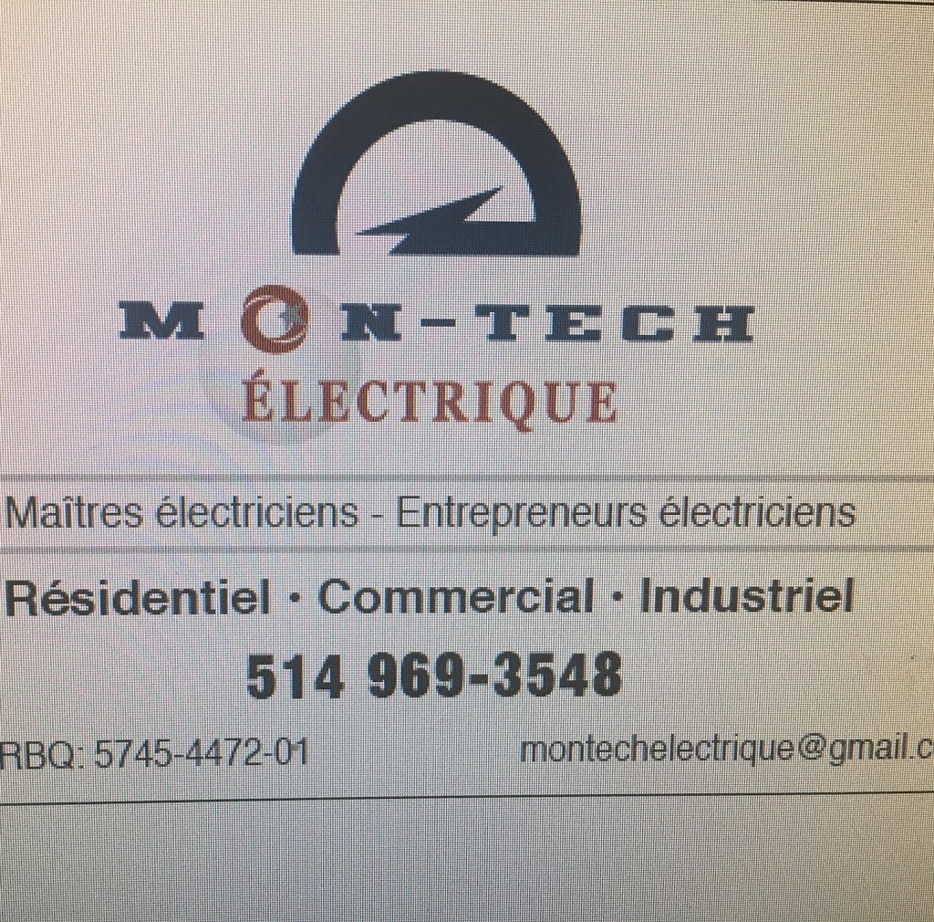 Mon-Tech Electrique | 12649 Avenue Fortin, Montréal-Nord, QC H1G 4A3, Canada | Phone: (514) 969-3548
