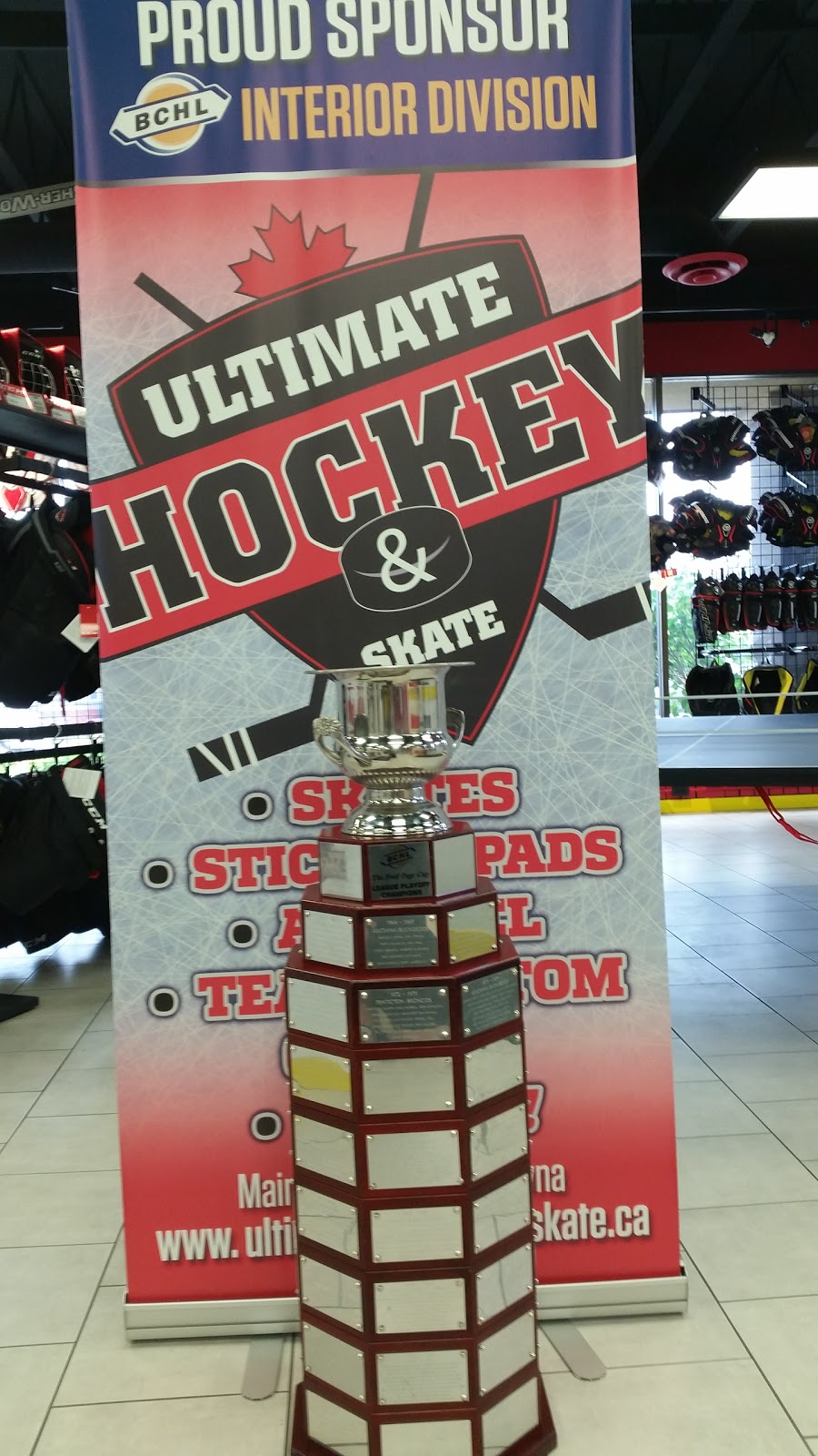 Ultimate Hockey & Skate | 1322 Stevens Rd, West Kelowna, BC V1Z 1G2, Canada | Phone: (778) 754-5525