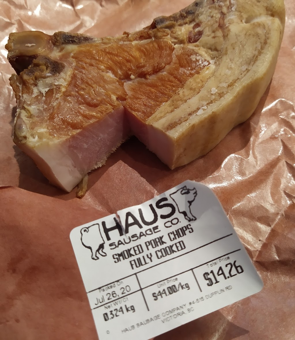 Haus Sausage Co | 515 Dupplin Rd #4, Victoria, BC V8Z 1C2, Canada | Phone: (778) 433-4287