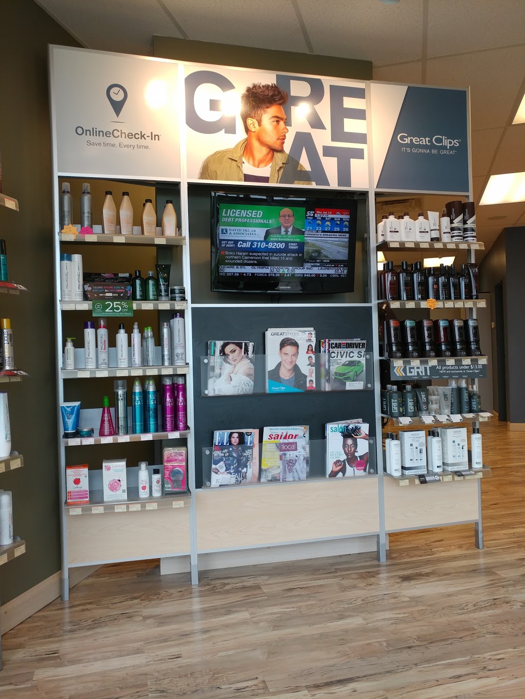 Great Clips | 601 Ford Dr Unit B-2, Oakville, ON L6J 7Z6, Canada | Phone: (905) 338-0731