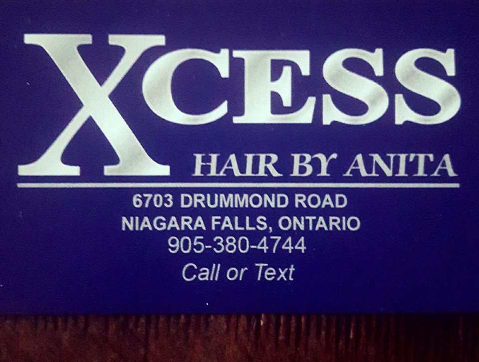 Xcess Hair by Anita | 6703 Drummond Rd, Niagara Falls, ON L2E 6C5, Canada | Phone: (905) 380-4744