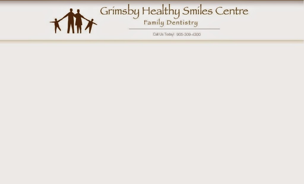 Grimsby Healthy Smiles Centre - Dr. Wilson | 159 Main St E #1, Grimsby, ON L3M 1P2, Canada | Phone: (905) 309-4300