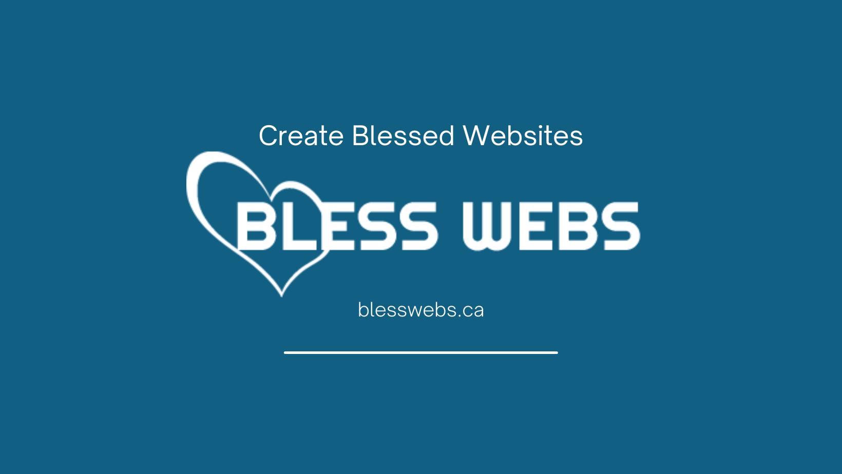 Bless Webs | 115 Avenue Rd Unit 1, Richmond Hill, ON L4C 9N2, Canada | Phone: (647) 947-9463