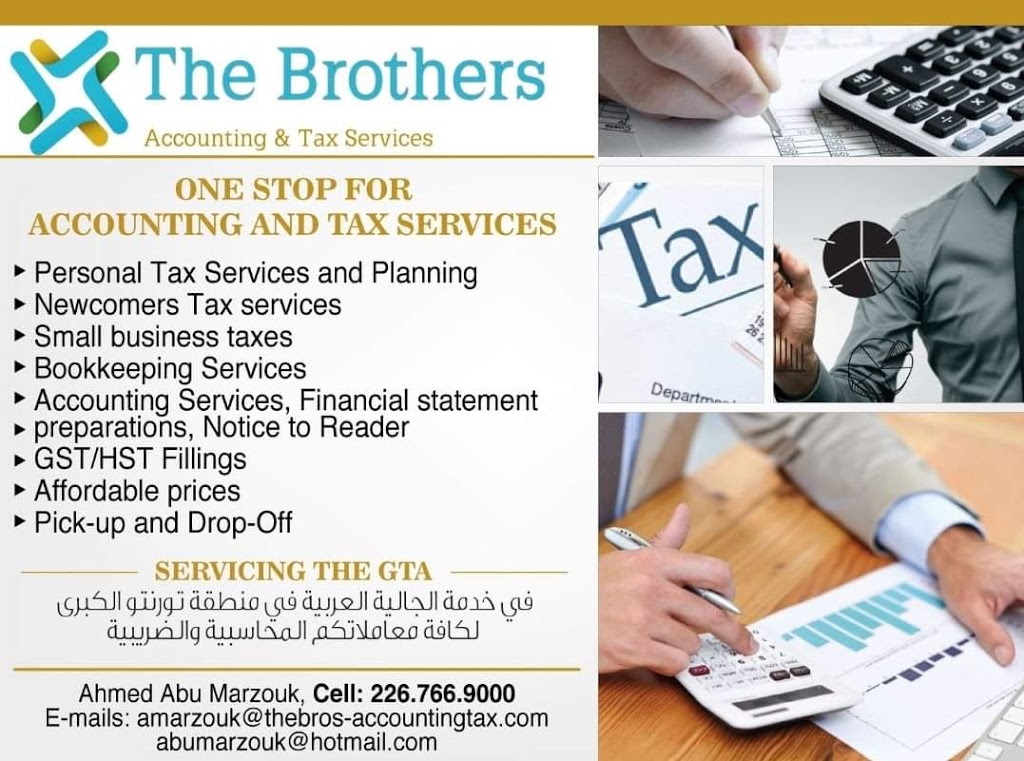 The Brothers Accounting & Tax Services | 1450 Bews Landing, Milton, ON L9T 6J4, Canada | Phone: (226) 766-9000