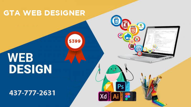 Gta Web Designer | 20 Earnscliffe Cir, Brampton, ON L6T 2B2, Canada | Phone: (437) 777-2631