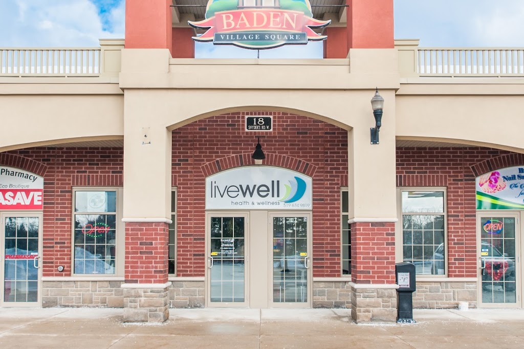 LiveWell Health and Physiotherapy | 18 Snyders Rd W Unit 5, Baden, ON N3A 4G8, Canada | Phone: (519) 634-9819