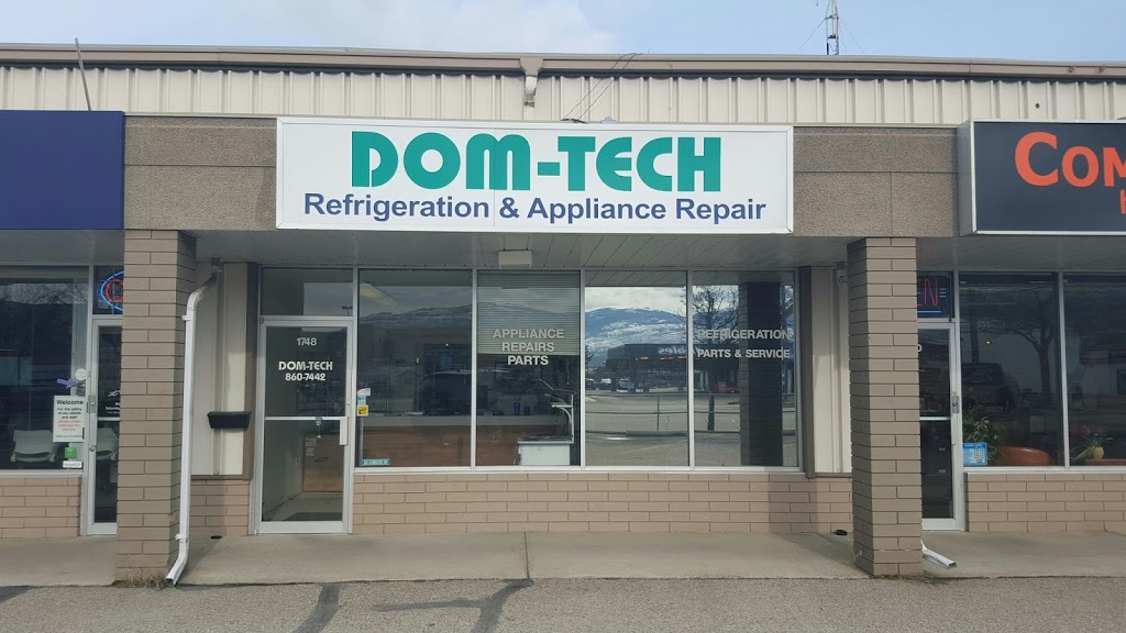 Dom-Tech Refrigeration & Appliance Repair | 1748 Springfield Road, Kelowna, BC V1Y 5V6, Canada | Phone: (250) 860-7442