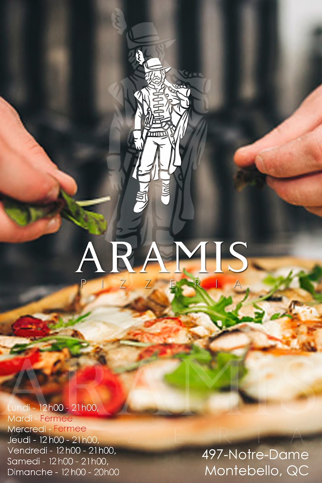 Aramis Pizzeria | 497 Rue Notre Dame, Montebello, QC J0V 1L0, Canada | Phone: (819) 423-1113