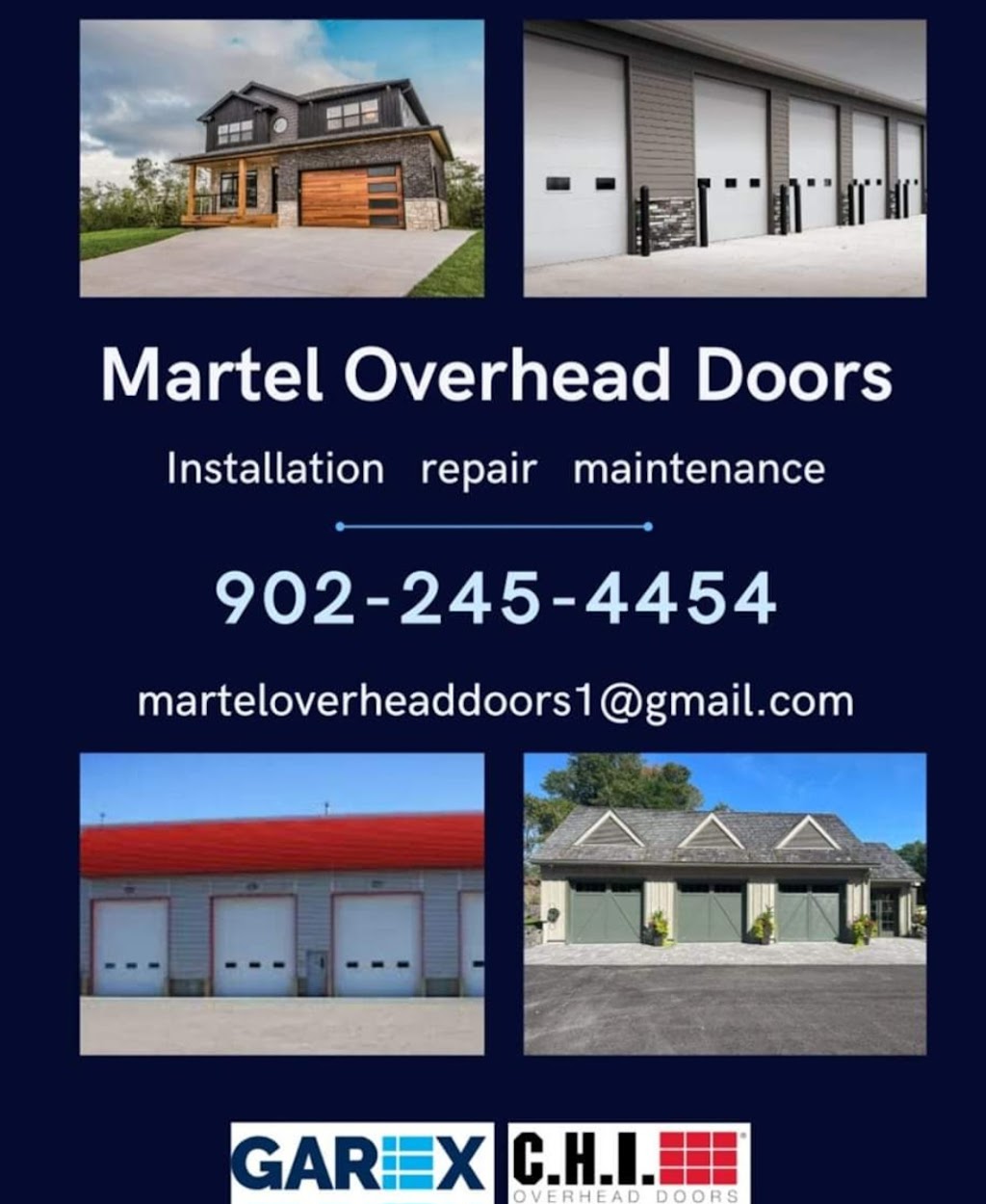 Martel overhead doors | 8094 NS-101, Barton, NS B0W 1H0, Canada | Phone: (902) 245-4454