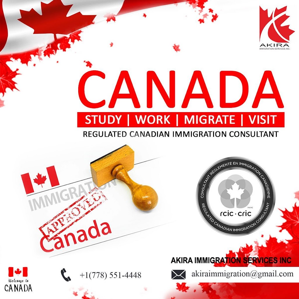 AKIRA Immigration Services Inc. | 3502 150a St, Surrey, BC V3Z 4R2, Canada | Phone: (778) 551-4448