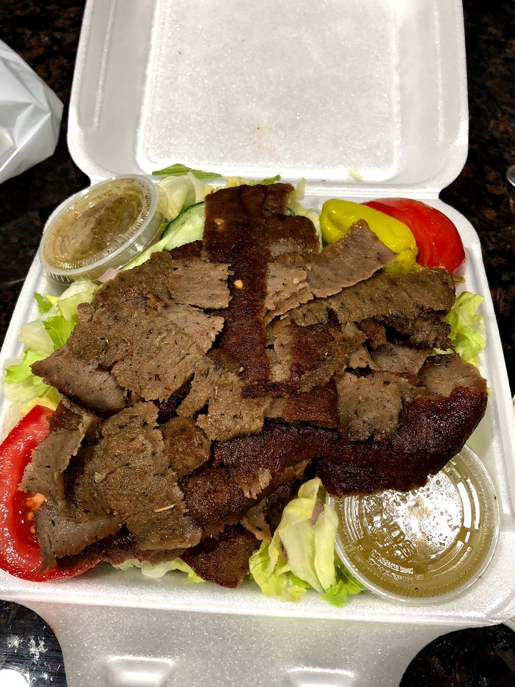 Donair House | 9925 Tecumseh Rd E, Windsor, ON N8R 1A5, Canada | Phone: (519) 735-7482