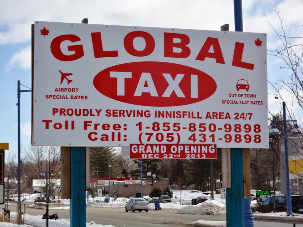 Innisfil Global Taxi | 896 Innisfil Beach Rd, Innisfil, ON L9S 2C2, Canada | Phone: (705) 431-9898