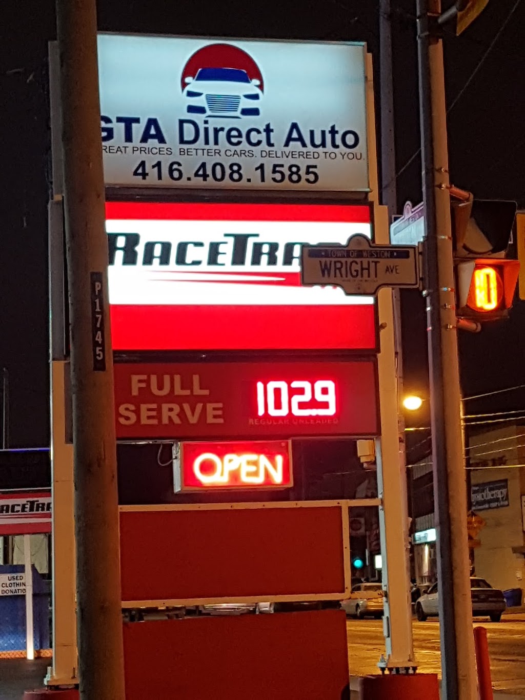 Race Trac Gas | 1745 Weston Rd, York, ON M9N 1V5, Canada | Phone: (416) 244-7772