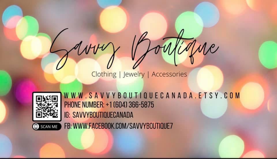 Savvy Boutique | 19424 74 Ave Bsmt, Surrey, BC V4N 5Y2, Canada | Phone: (604) 366-5875