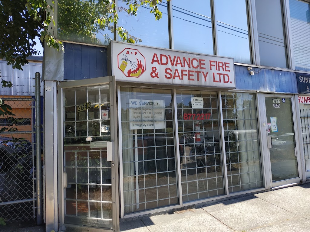 Advance Fire & Safety | 2643 Kingsway, Vancouver, BC V5R 5H4, Canada | Phone: (604) 877-2217