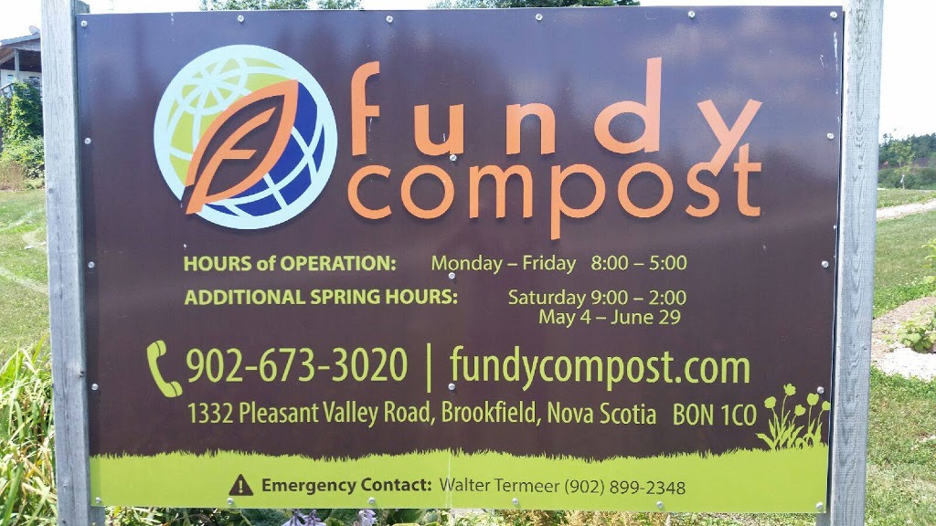 Fundy Compost Incorporated | 1332 Pleasant Valley Rd, Brookfield, NS B0N 1C0, Canada | Phone: (902) 673-3020