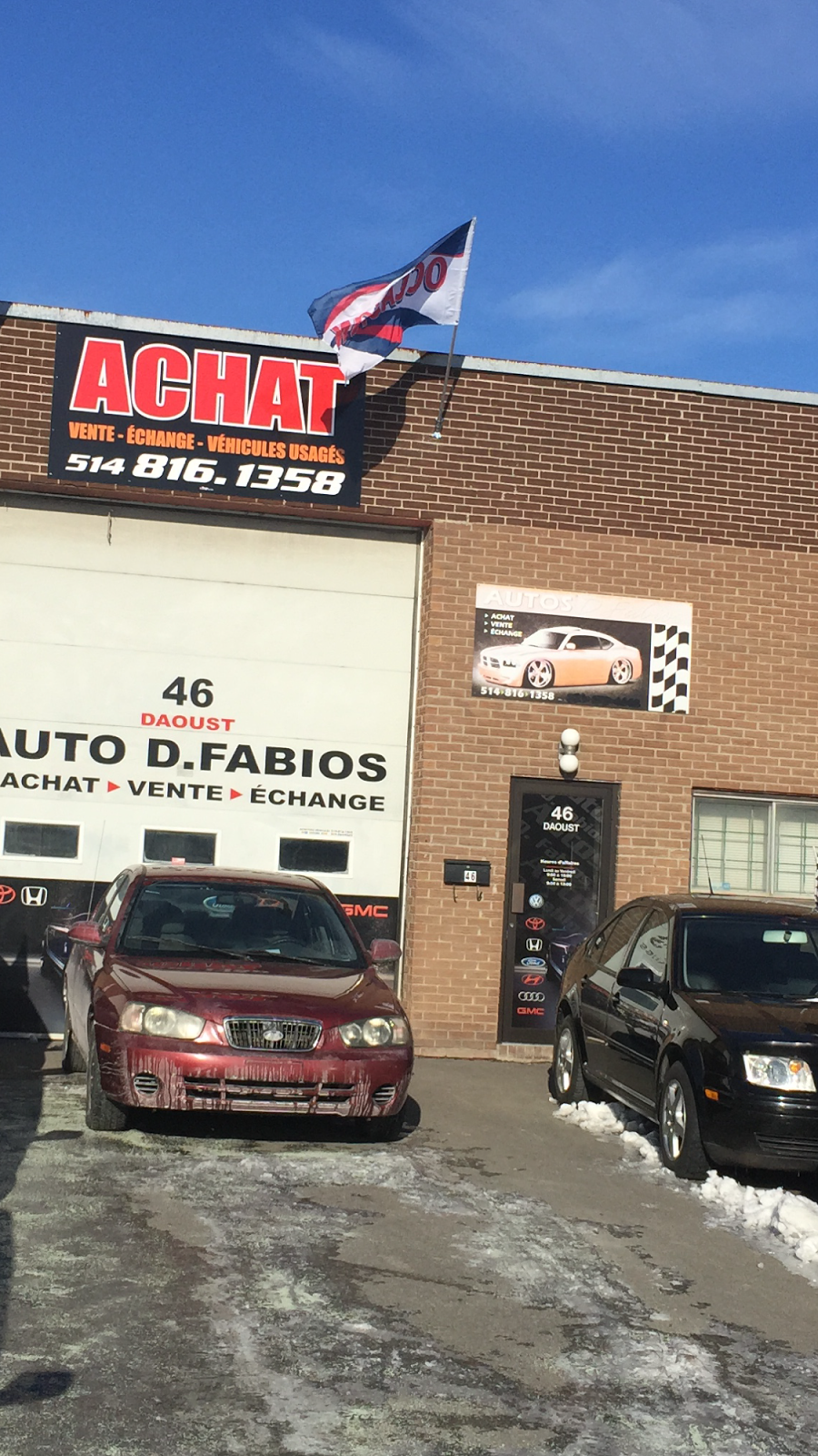 Autos D Fabios | 46 Rue Daoust, Saint-Eustache, QC J7R 5B5, Canada | Phone: (450) 983-6119