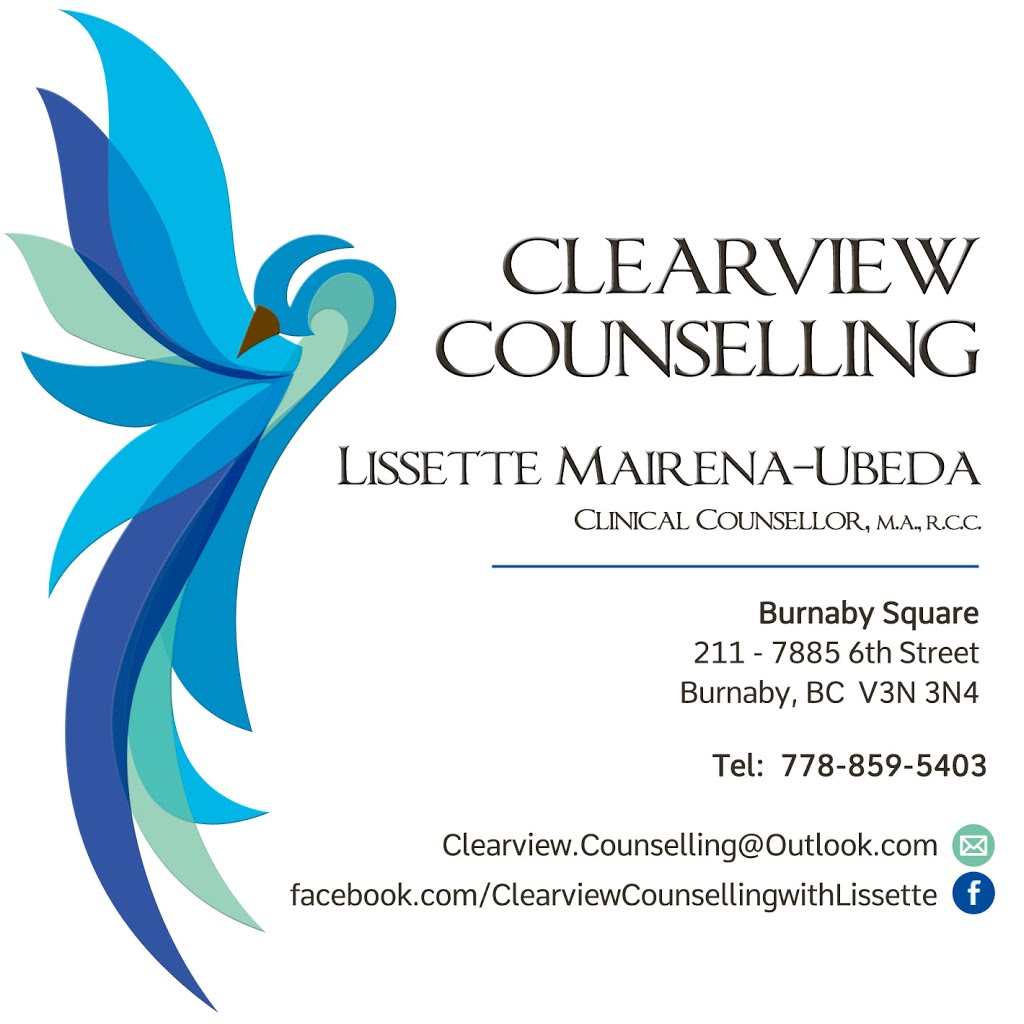 Clearview Counselling | 211-7885 6th St, Burnaby, BC V3N 2S2, Canada | Phone: (778) 859-5403