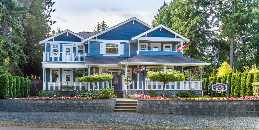 Cornerstones Bed & Breakfast | 166 Harlech Rd, Qualicum Beach, BC V9K 1G9, Canada | Phone: (778) 837-9016