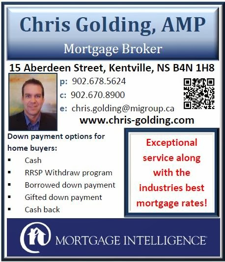 Chris Golding-Mortgage Intelligence | 15 Aberdeen St, Kentville, NS B4N 2M9, Canada | Phone: (902) 678-5624