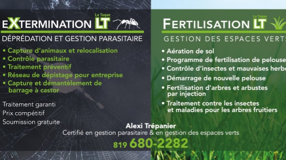 Fertilisation La Tuque | 295 Rue Bostonnais, La Tuque, QC G9X 2G2, Canada | Phone: (819) 680-2282