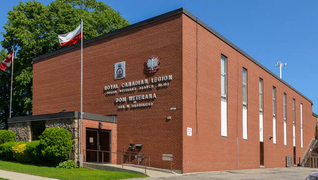 Royal Canadian Legion Branch 412 | 601 Wellington St N, Kitchener, ON N2H 5L6, Canada | Phone: (519) 742-7003