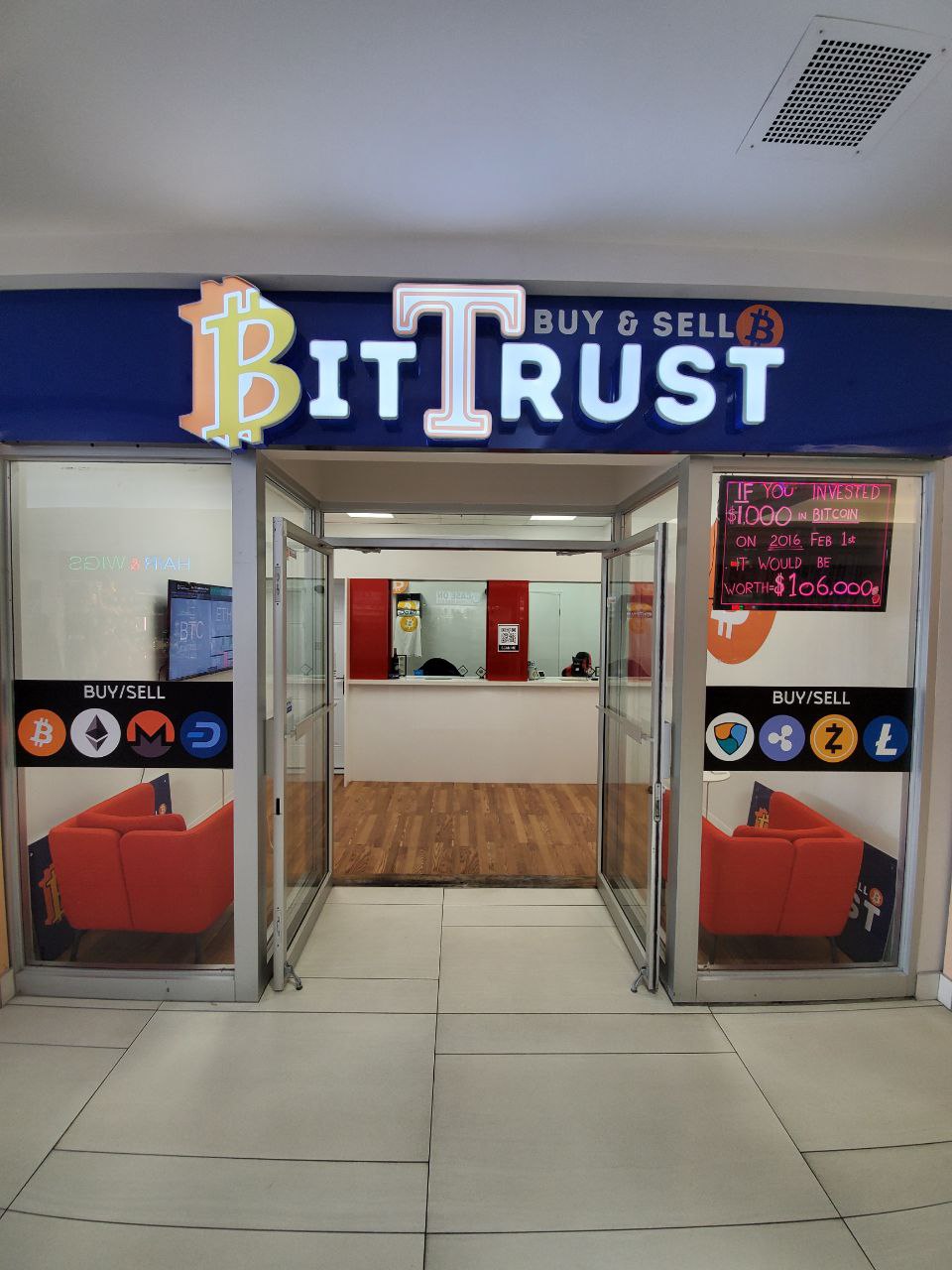 BitTrust Cryptocurrency Exchange | 109 McCaul St unit 21, Toronto, ON M5T 2W7, Canada | Phone: (416) 666-3002