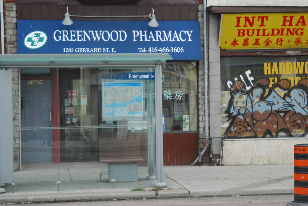 Greenwood Pharmacy | 1285 Gerrard St E, Toronto, ON M4L 1Y5, Canada | Phone: (416) 466-3606