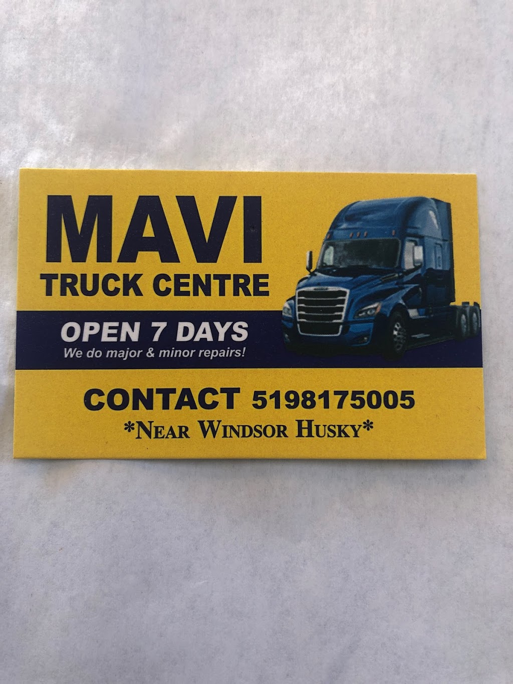 Mavi Truck Centre | 6715 Essex County Rd 46, Maidstone, ON N0R 1K0, Canada | Phone: (519) 817-5005