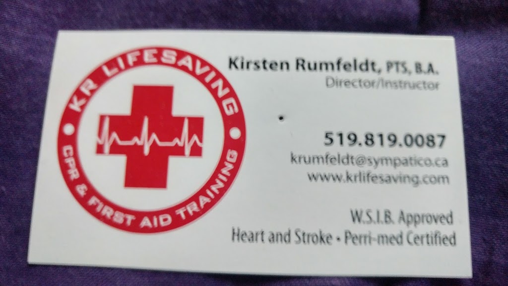 KR Lifesaving | 860 Bouffard Rd, Windsor, ON N9J 3K2, Canada | Phone: (519) 819-0087