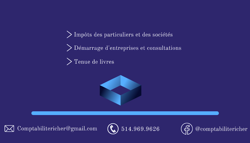 Comptabilité Richer | 1066 Rue de la Plaisance, Saint-Jérôme, QC J5L 2C8, Canada | Phone: (514) 969-9626