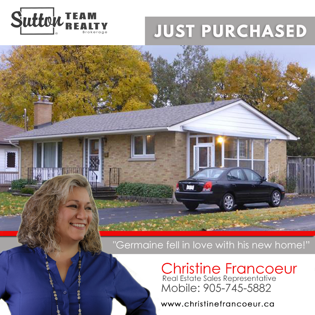 Christine Francoeur - Sutton Team Realty | 2A Holiday Dr, Brantford, ON N3R 7J4, Canada | Phone: (905) 745-5882