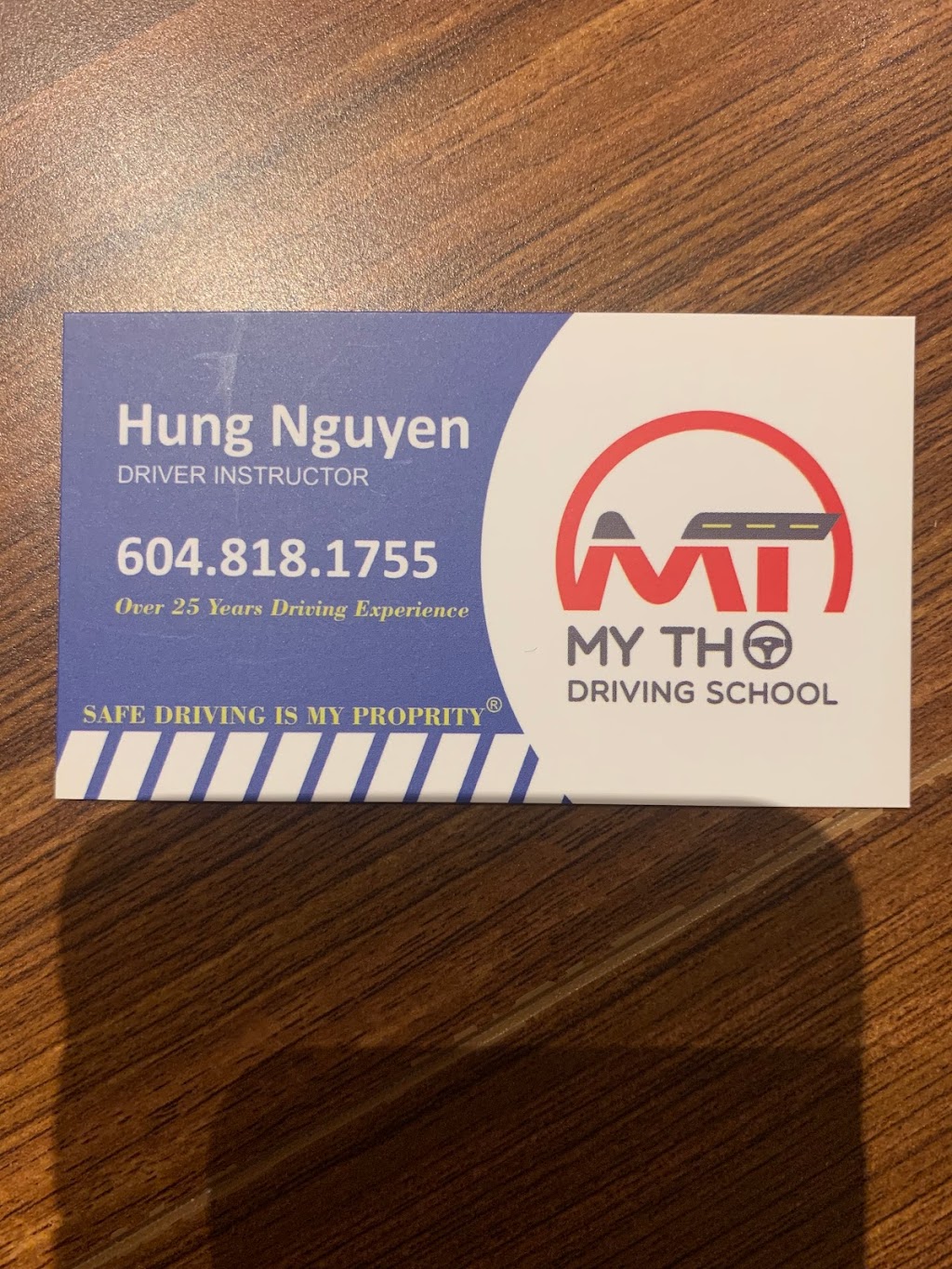 MT My Tho Driving School | 4400 Georgia St, Burnaby, BC V5C 2V1, Canada | Phone: (604) 818-1755