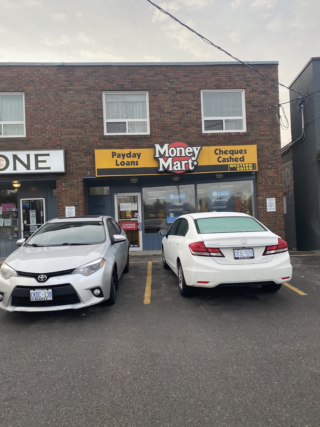 Money Mart | 5799 Hwy 7, Markham, ON L3P 1A5, Canada | Phone: (905) 201-2622