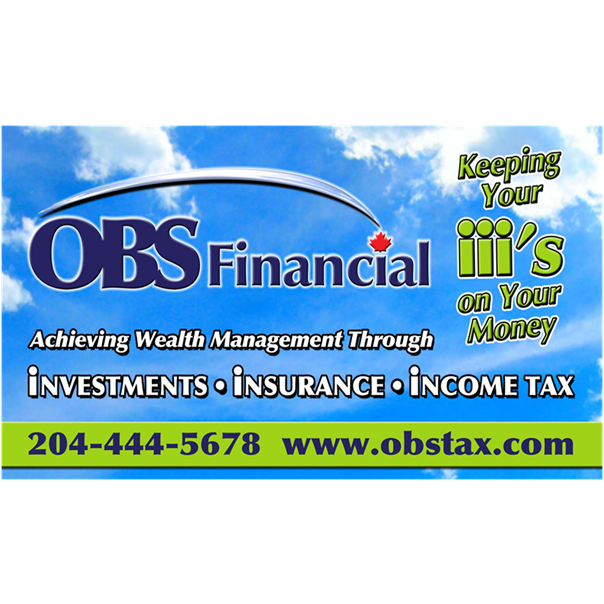 OBS Tax Services | Box 515, 664 Main St, Oakbank, MB R0E 1J0, Canada | Phone: (204) 444-5678