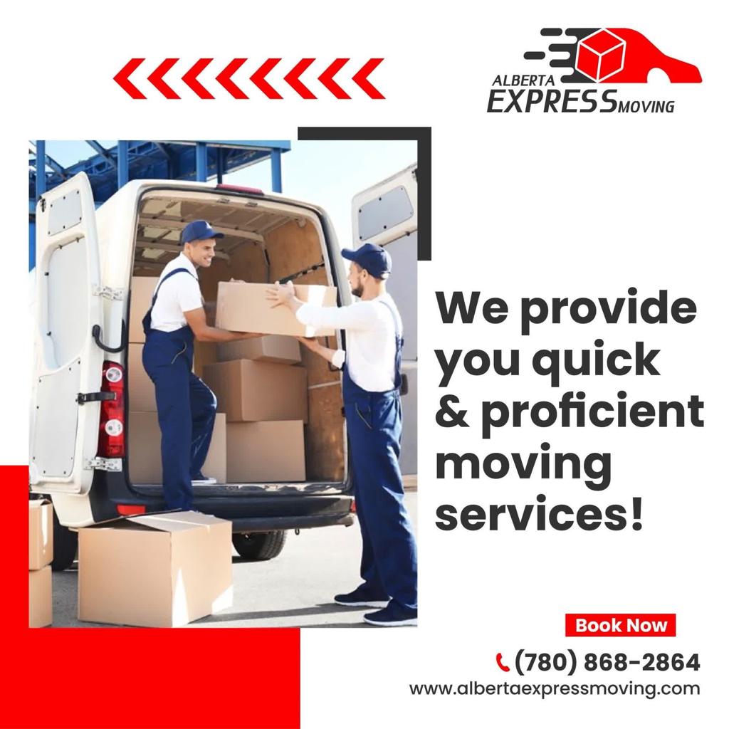 Alberta Express Moving | 17860 61 St NW, Edmonton, AB T5Y 3T3, Canada | Phone: (587) 926-0337