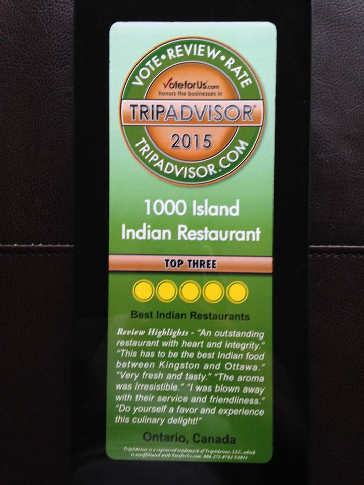 1000 curry | 136 Main St, Gananoque, ON K7G 2L9, Canada | Phone: (613) 382-8779