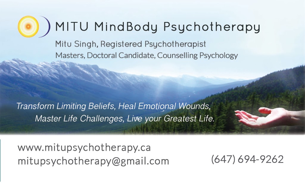 Mitu MindBody Psychotherapy | 3031 Markham Rd #31, Scarborough, ON M1X 1L9, Canada | Phone: (647) 694-9262