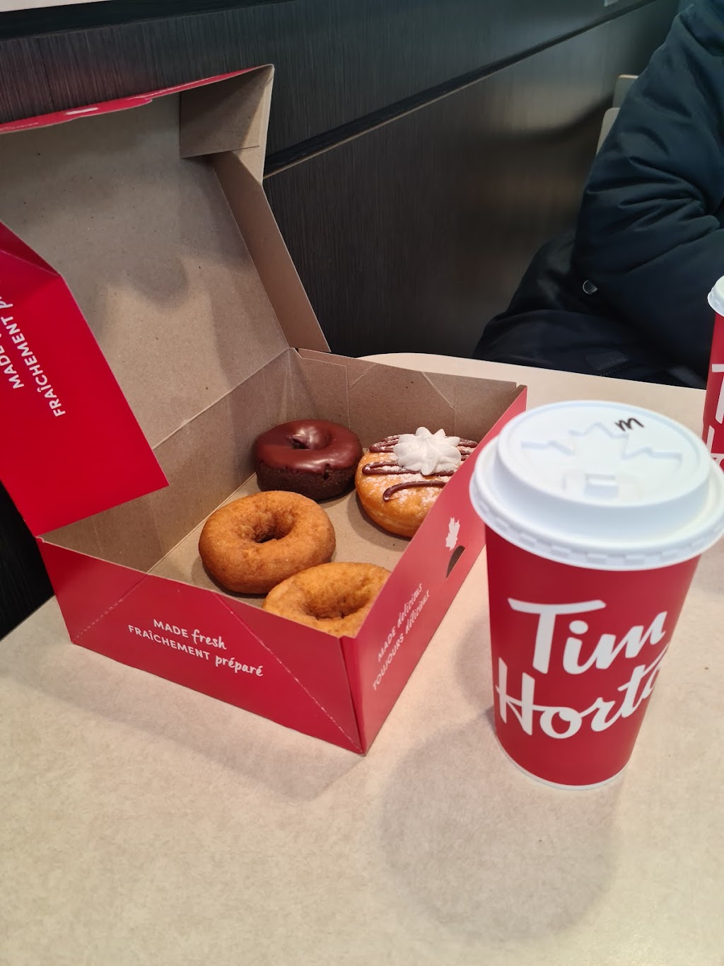 Tim Hortons | 37446 AB-2, Red Deer, AB T4E 1B2, Canada | Phone: (587) 707-7600