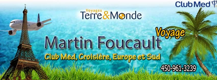 Martin Foucault Voyages, Club Med, Disney et Sud | 1690 Rue des Ardennes, Terrebonne, QC J6X 2M8, Canada | Phone: (514) 773-9584