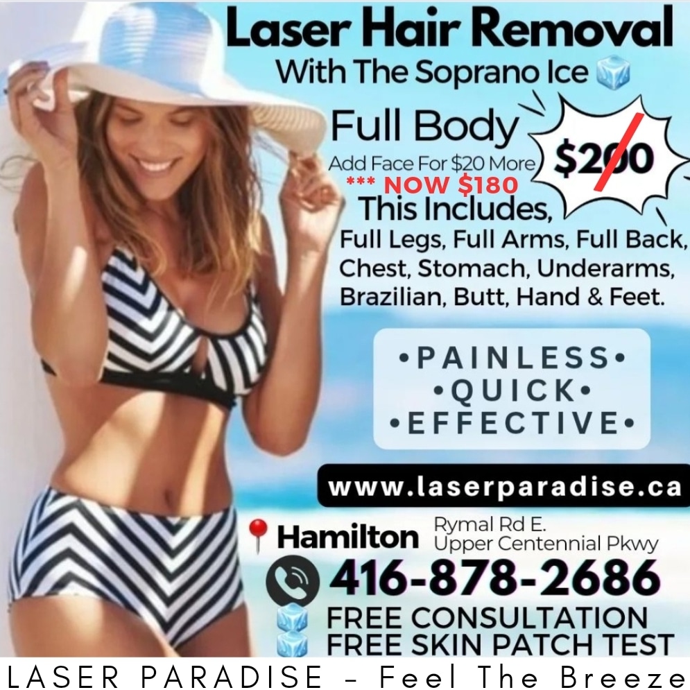 LASER PARADISE | 2 Loon Ln, Hamilton, ON L0R 1P0, Canada | Phone: (416) 878-2686