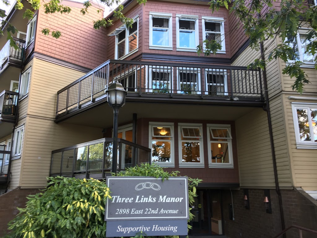 Three Links Manor | 2898 E 22nd Ave, Vancouver, BC V5M 2Y2, Canada | Phone: (604) 434-7211