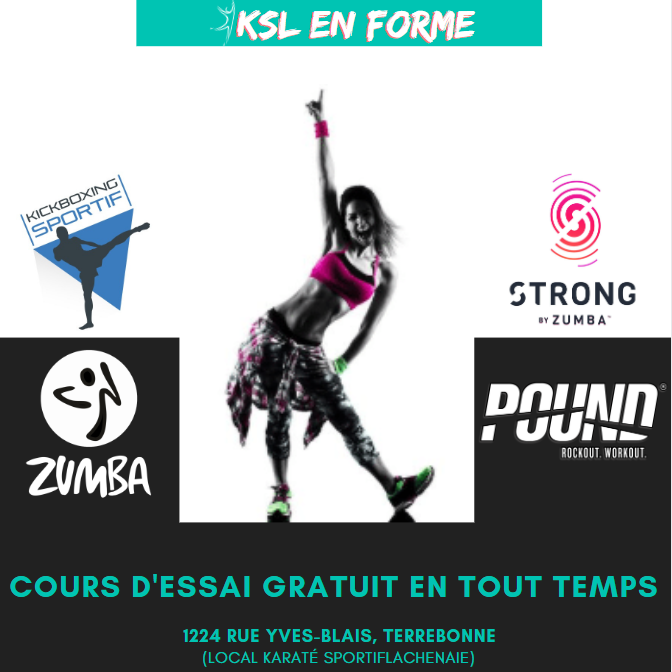 Zumba KSL - Terrebonne / Lachenaie | 1224 Rue Yves-Blais, Terrebonne, QC J6V 1P7, Canada | Phone: (450) 581-5425