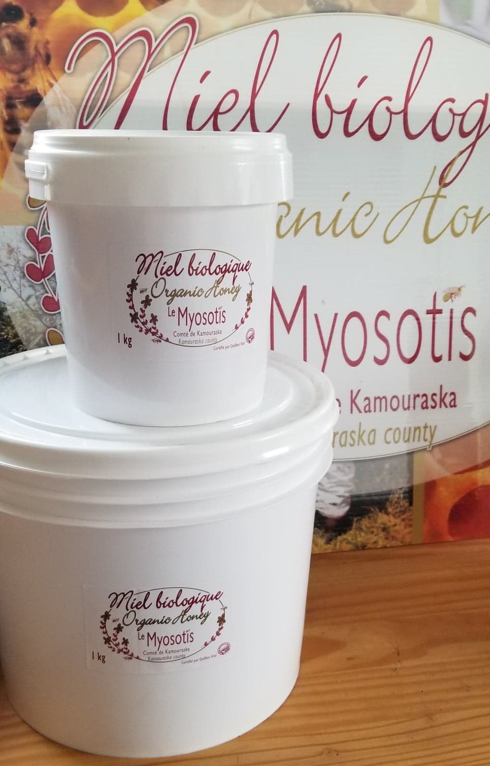 Miel biologique Le Myosotis | 1005 Chemin Hamel, Sherbrooke, QC J1R 0P8, Canada | Phone: (418) 495-1172