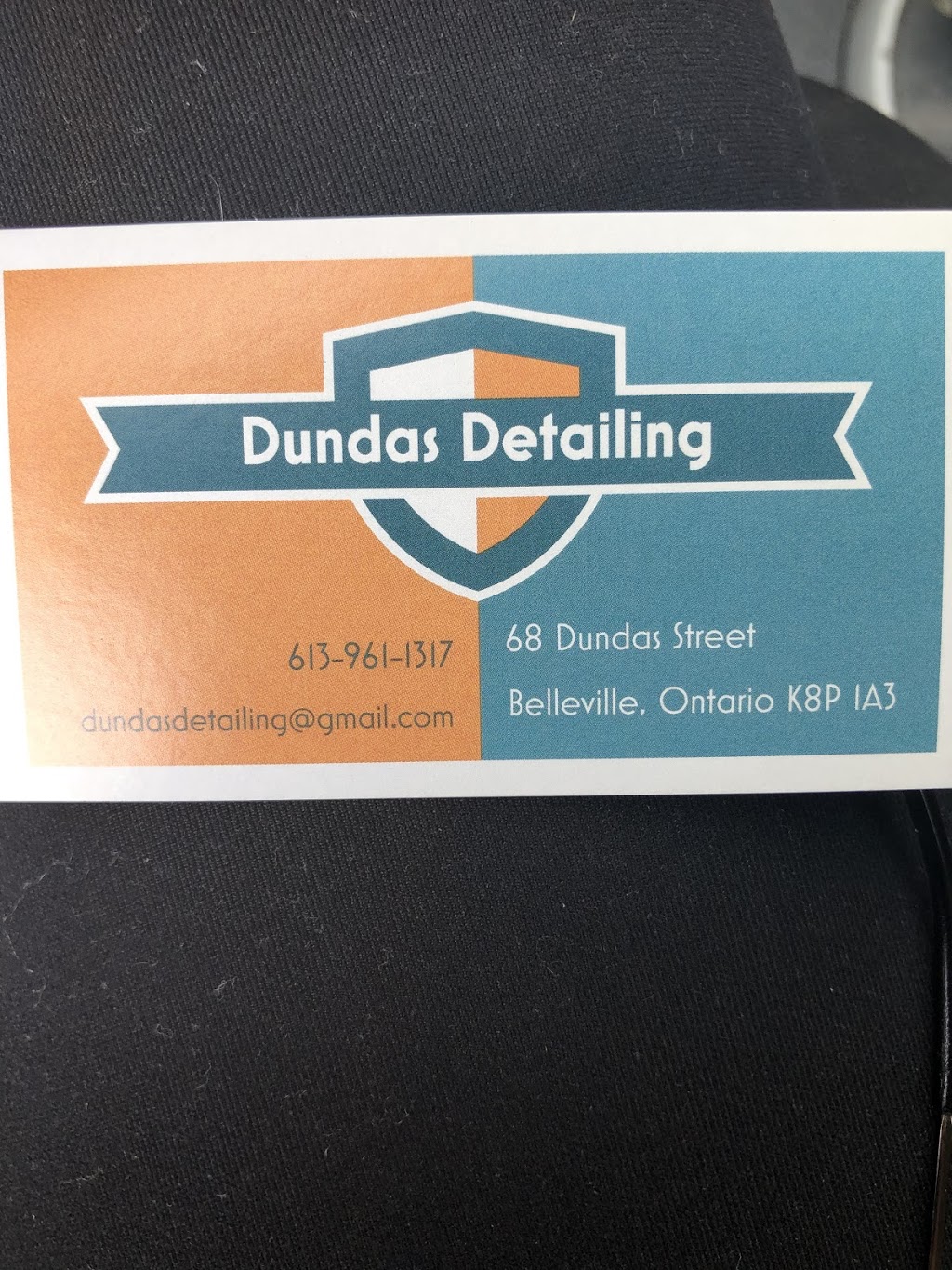 Dundas Detailing | 68 Dundas St W, Belleville, ON K8P 1A3, Canada | Phone: (613) 961-1317
