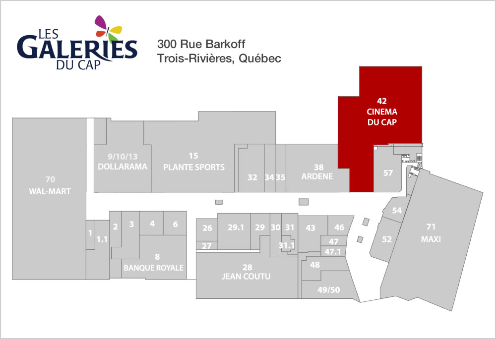 Cinéma du Cap (Trois-Rivières) | 300 Rue Barkoff, Trois-Rivières, QC G8T 2A3, Canada | Phone: (819) 693-9899