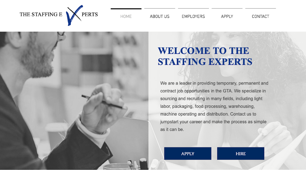 The Staffing Experts | 30 Intermodal Dr #205, Brampton, ON L6T 5K1, Canada | Phone: (289) 505-1199