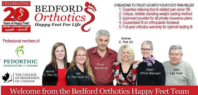 Bedford Orthotics Truro Clinic | 68 Robie St, Truro, NS B2N 1L2, Canada | Phone: (866) 832-9292