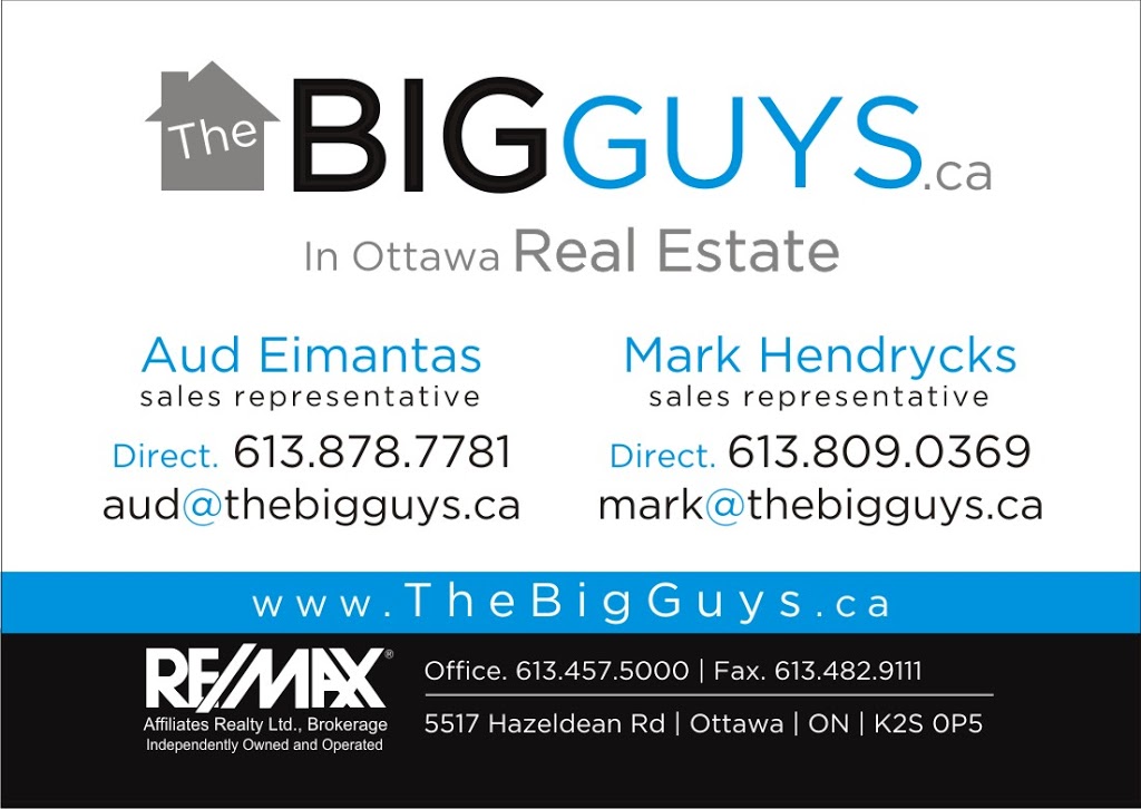 The Big Guys in Ottawa Real Estate | 1-5517 Haceldean Road, Ottawa, ON K2S 0P5, Canada | Phone: (613) 878-7781